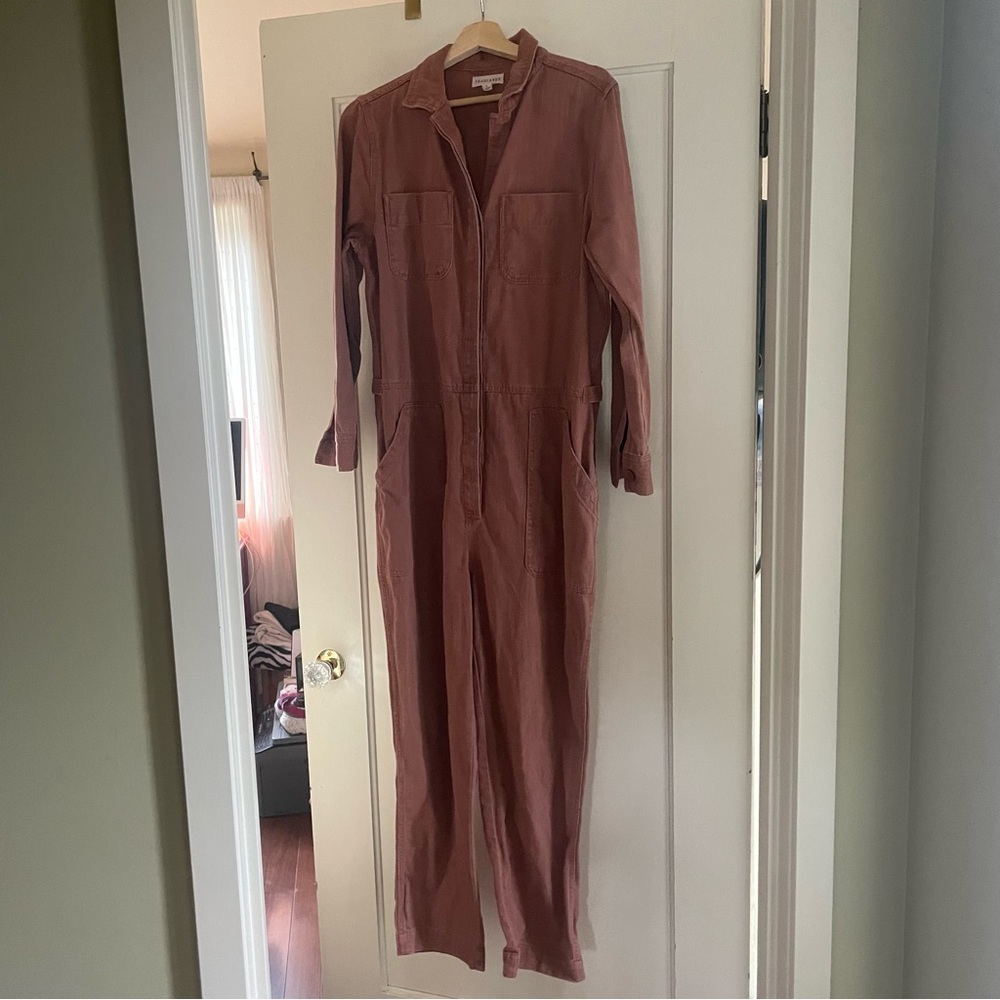 Utility Jumpsuit in Dusty Rose - Unbranded